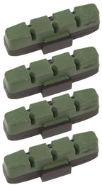 Remblokset Magura HS33 hydro - zwart/groen (per 4 stuks)