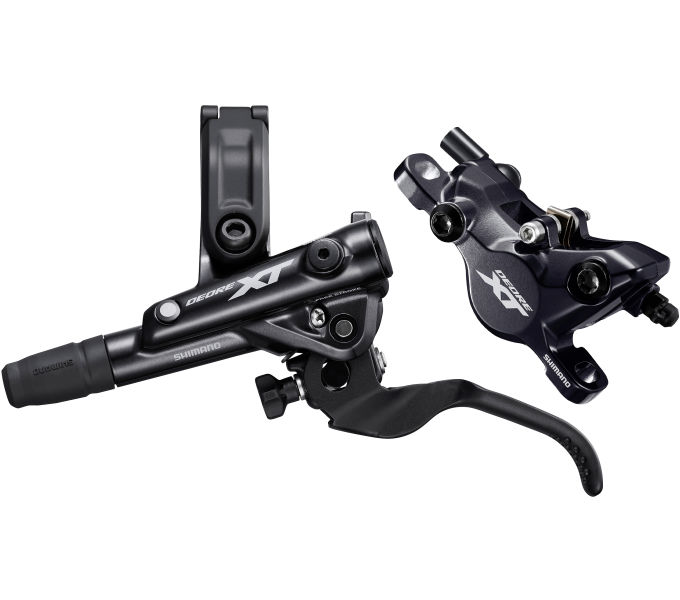 Shimano schijfremset voorzijde deore xt trekking m8100 t8100 i-spec - zonder remschijf (werkplaatsverpakking)