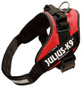 Julius k9 Power-harnas / tuig voor labels rood