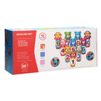 Foam Kegelspel Dieren, 10dlg.