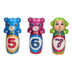Foam Kegelspel Dieren, 10dlg.