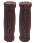 Handvatset Selle Monte Grappa Leer Dark Brown 120/120mm