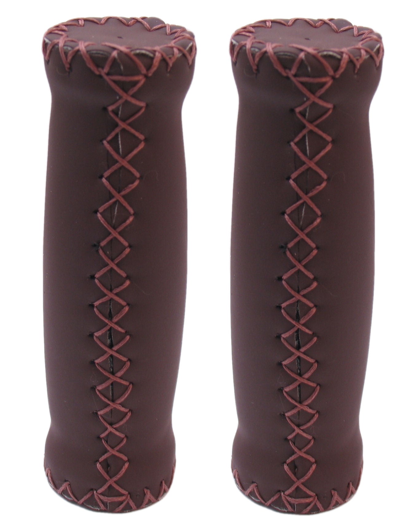 Handvatset Selle Monte Grappa Leer Dark Brown 120/120mm