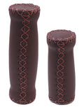 Handvatset Selle kunstleer dark brown 120/90mm