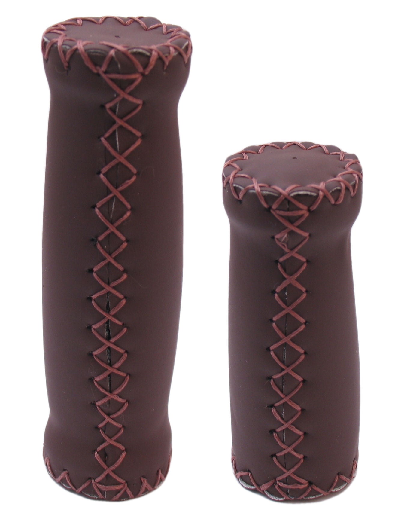 Handvatset Selle kunstleer dark brown 120/90mm