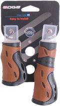 Handvatset Edge City Ergo gripshift - zwart/bruin