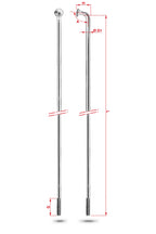 Spaken met Nippels Rodi 286-13 RVS  (100*)