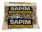 Sapim spaaknippel velg 14 voor spaak 13 - zilver (100 stuks)