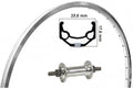 Kgs voorwiel 28 inch (622) zac19 zilver vast as
