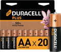 Duracell Plus alkaline penlite lr6/aa pack 20 stuks