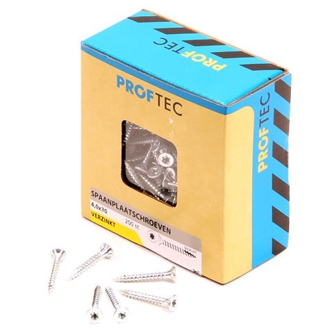 Proftec spaanplaatschroef 4.0x30 torx