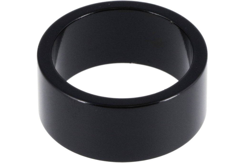 Trivio - spacer 15mm 1 1/8" aluminium zwart 3 stuks
