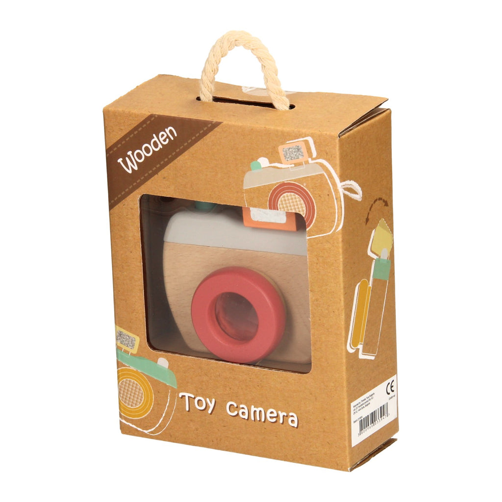 Houten Camera Rood