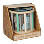 Houten Vormenstoof Pastel Blauw
