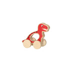 Houten Dinofiguur met Wielen