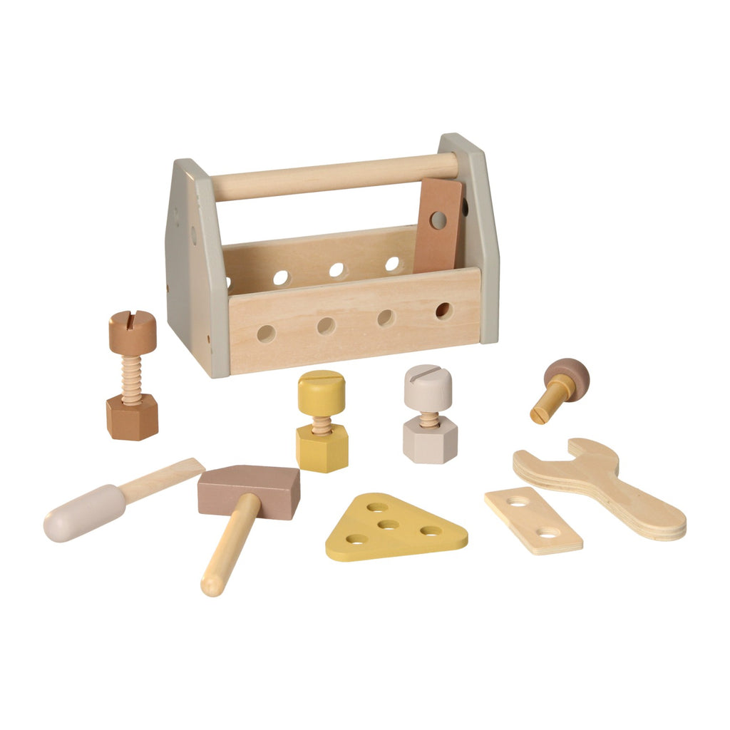 Houten Gereedsschapskist Geel