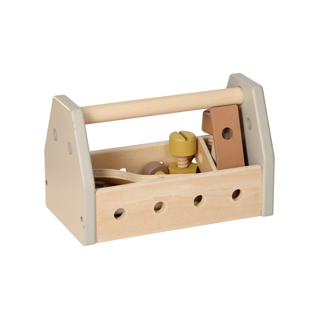 Houten Gereedsschapskist Geel