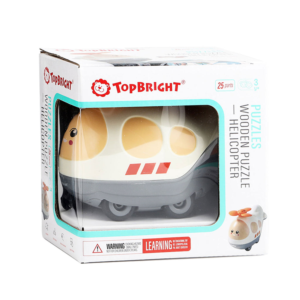 Topbright Houten Legpuzzel Reddingsactie met Helikopter, 24st.