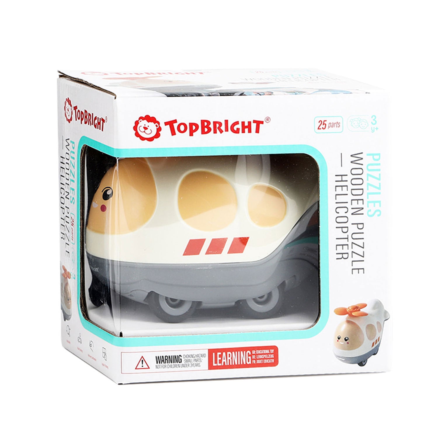 Topbright Houten Legpuzzel Reddingsactie met Helikopter, 24st.