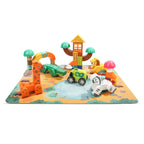 Topbright Houten Bouwblokken met Puzzel Safari