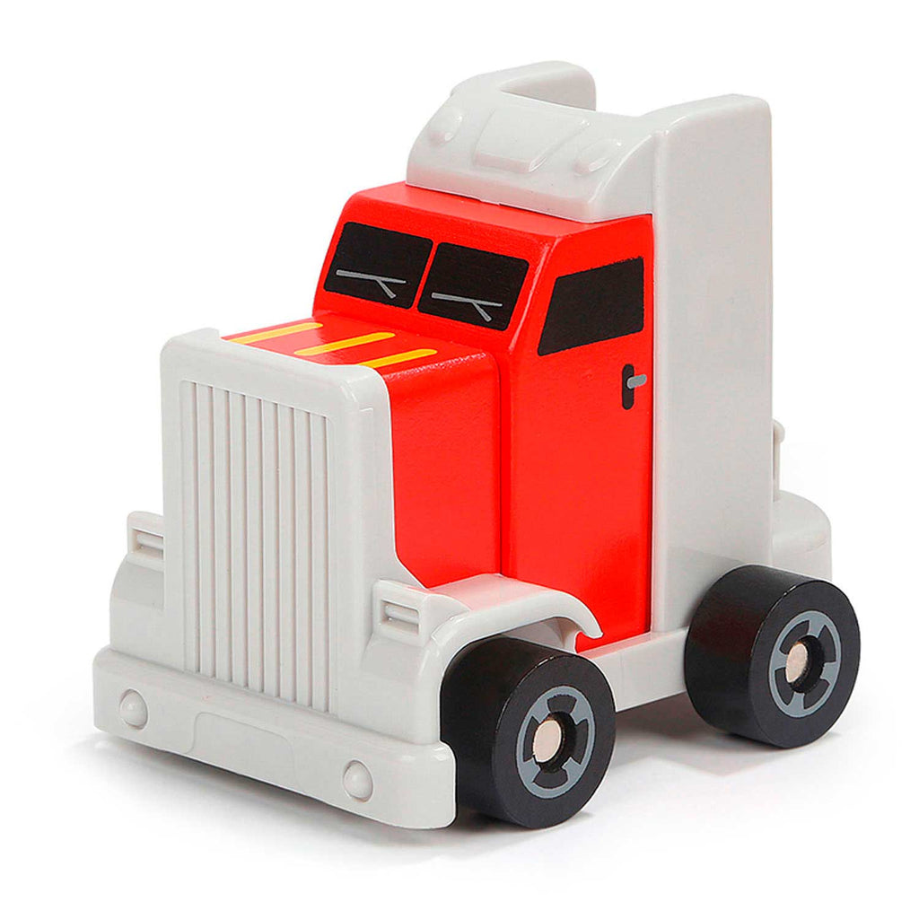 Topbright Houten Transporter met Auto's
