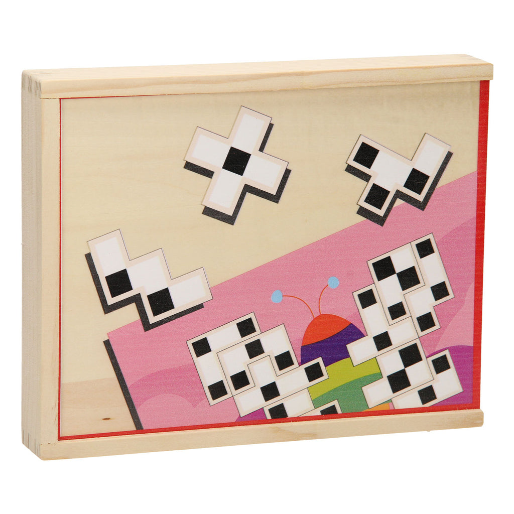 Topbright Houten Dieren Mozaiëk Box