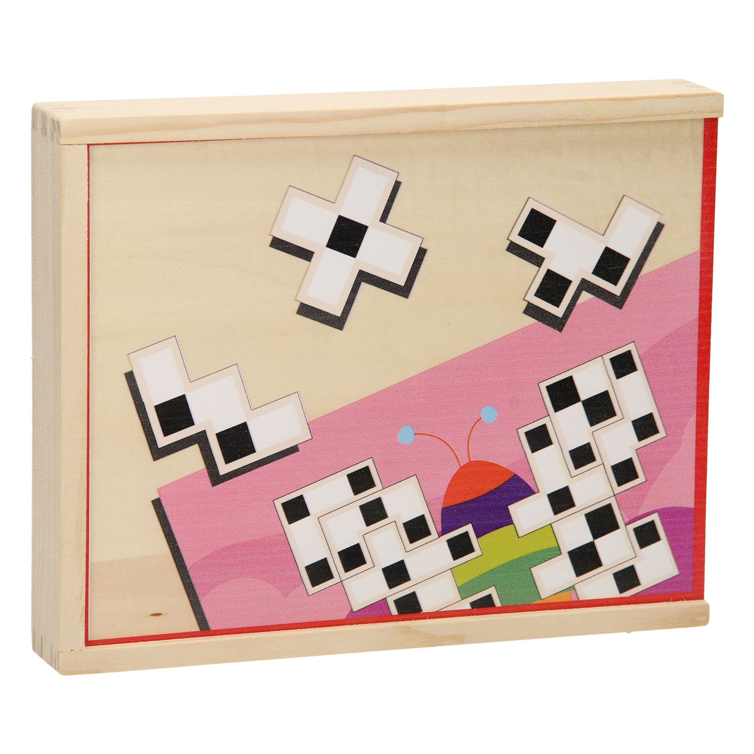 Topbright Houten Dieren Mozaiëk Box
