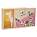 Topbright Houten Dieren Mozaiëk Box