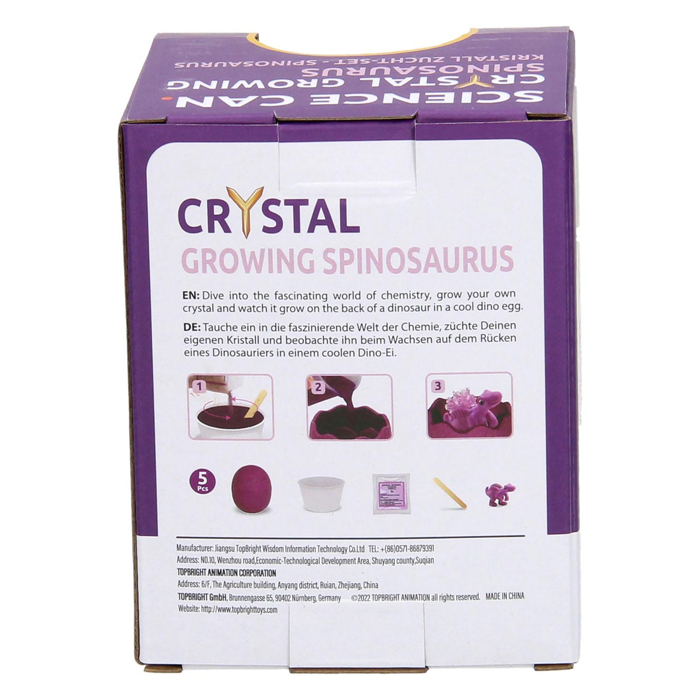 Crystal Dinosaur Growing Kit Spinosaurus