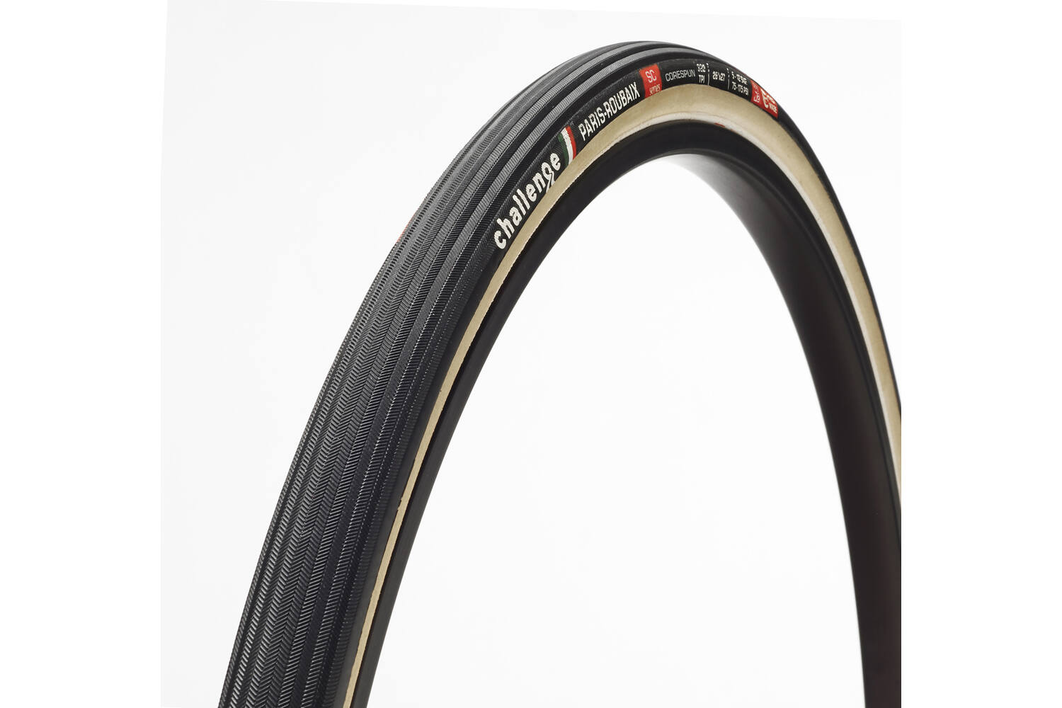 Challenge - paris roubaix sc tubular 700x27c zwart wit