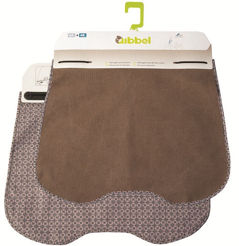 Qibbel stylingset windscherm canvas brown