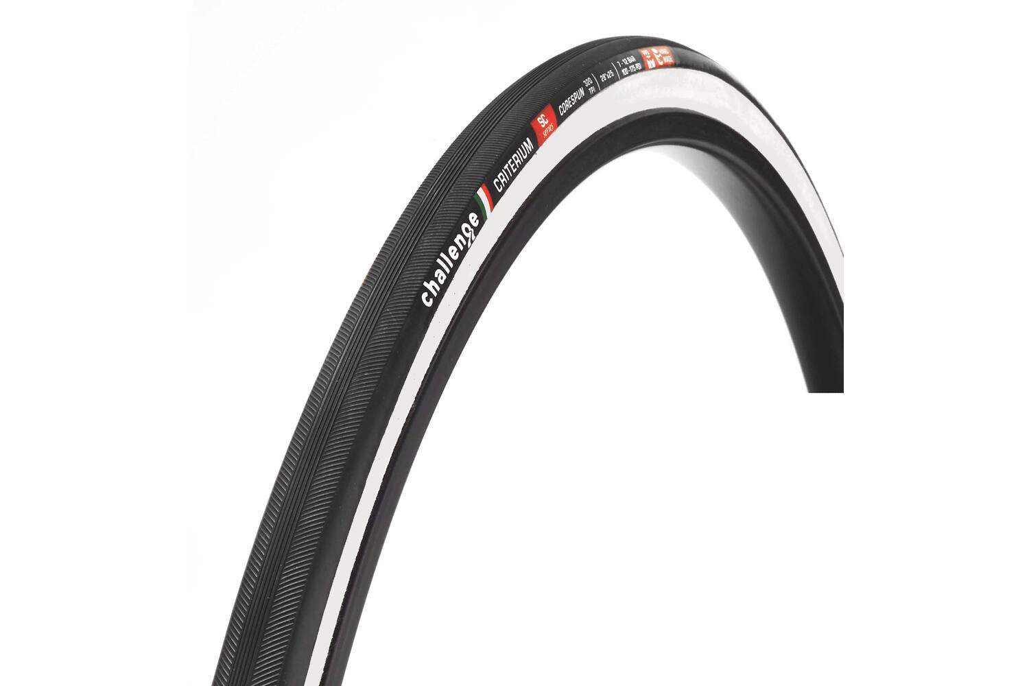 Challenge - criterium sc ot 700x25c zwart wit