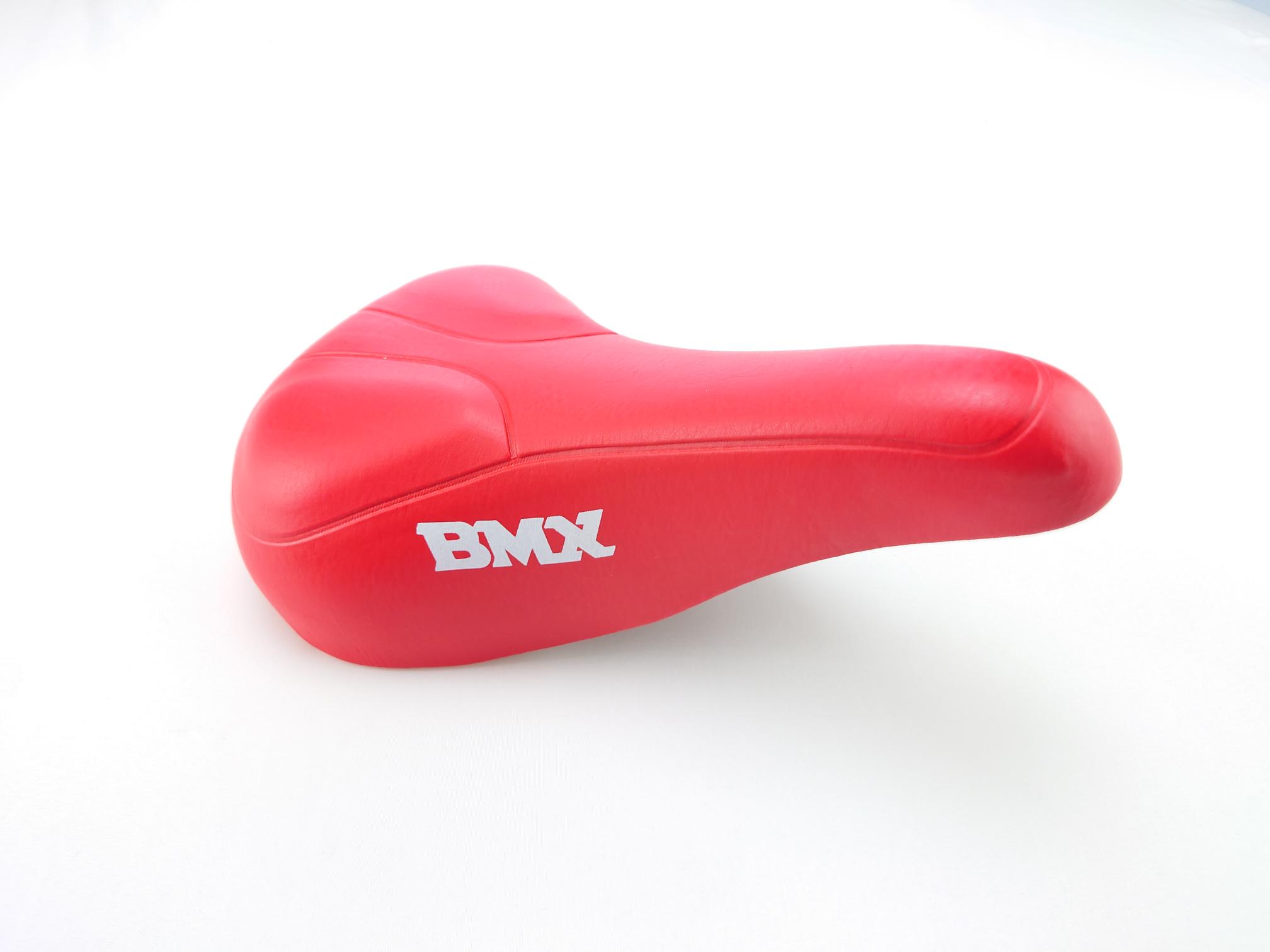 Zadel import bmx m/kussen rood