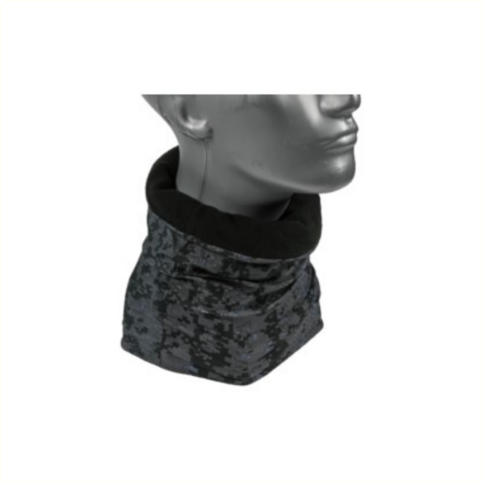 Nekwarmer 'extra comfort' 2 stoffen, one size, fits all