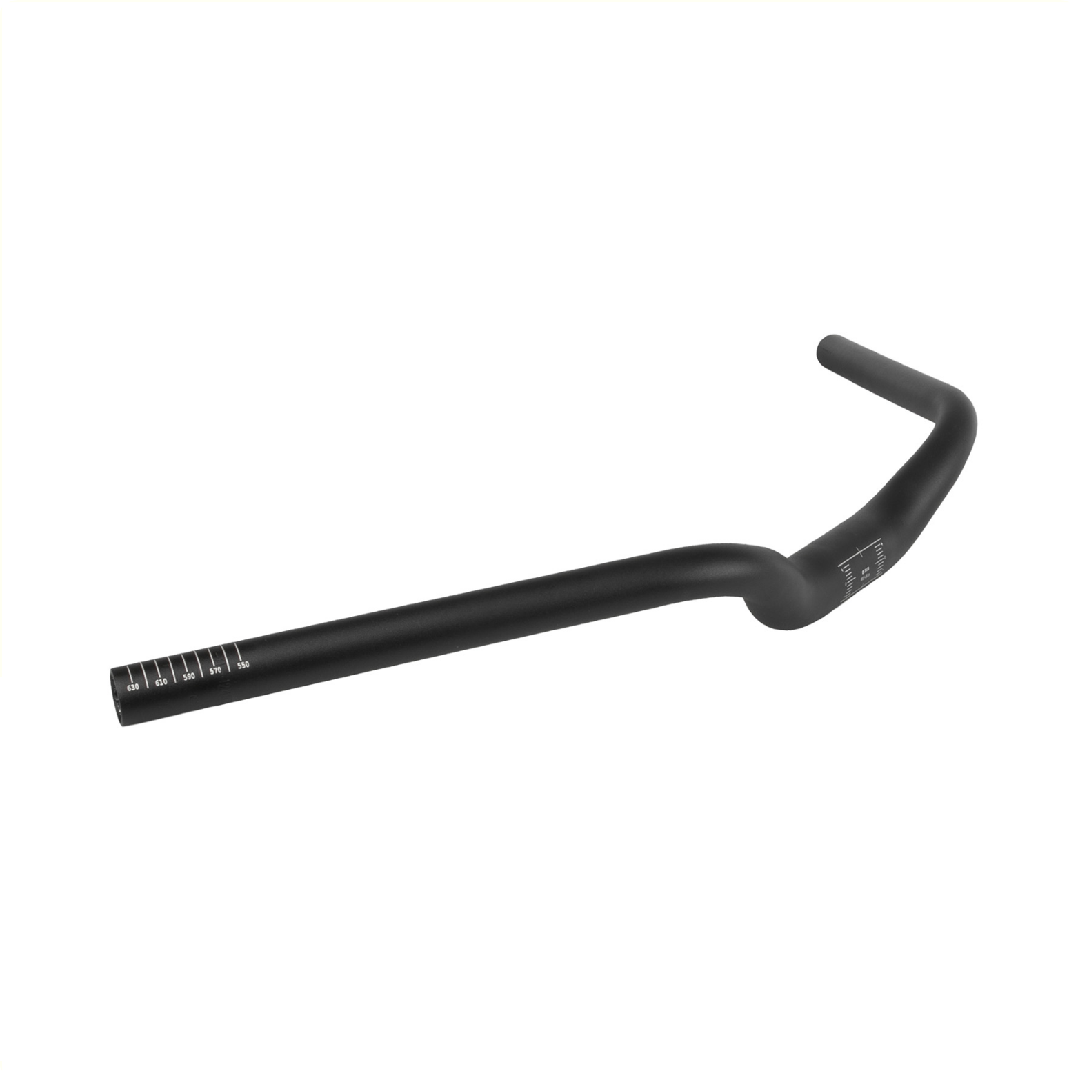 Stuurbocht model e-trekking 640mm, rise 38mm, 31.8 alu mat zwart