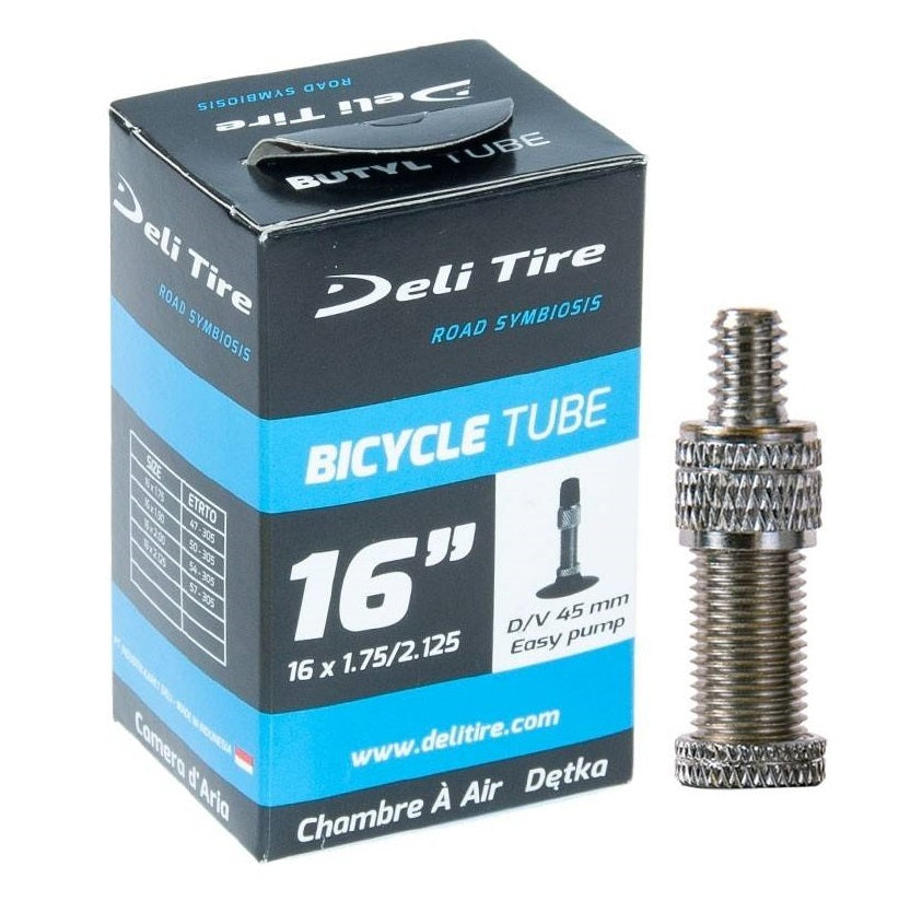 Deli tire binnenband dv3 16 inch 45 mm 16x1.75-2.00 47/57-305