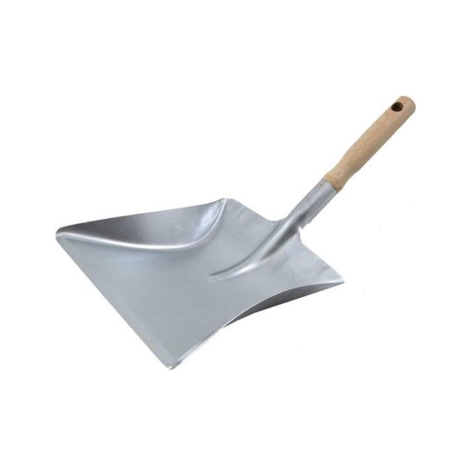 Steel stofblik verzinkt met houten ..