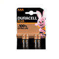 Plus Alkaline batterij AAA per 4 stuks oranje zwart