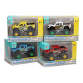 Die-cast pull back monstertruck