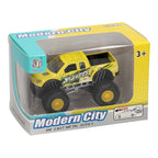 Die-cast pull back monstertruck