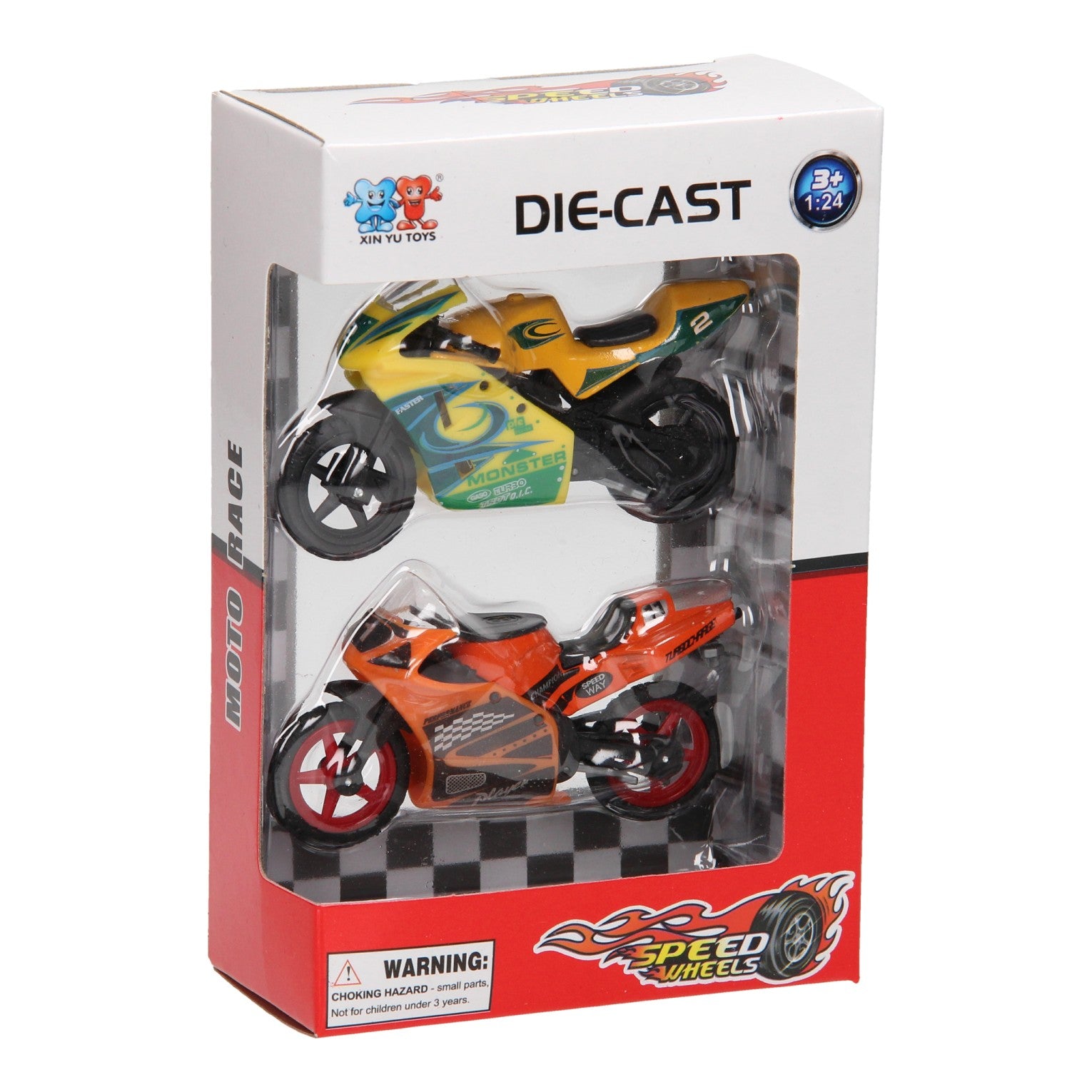 Die-cast Motorset, 2st.