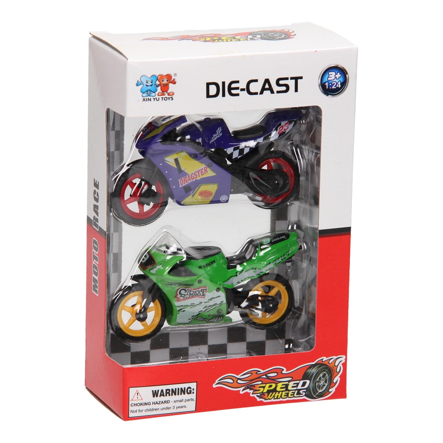 Die-cast Motorset, 2st.
