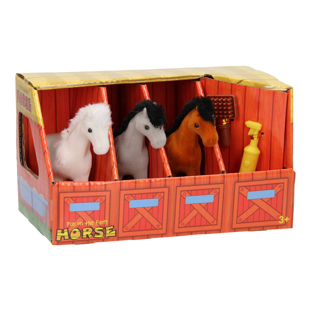 Paardenstal met Paarden 5dlg.