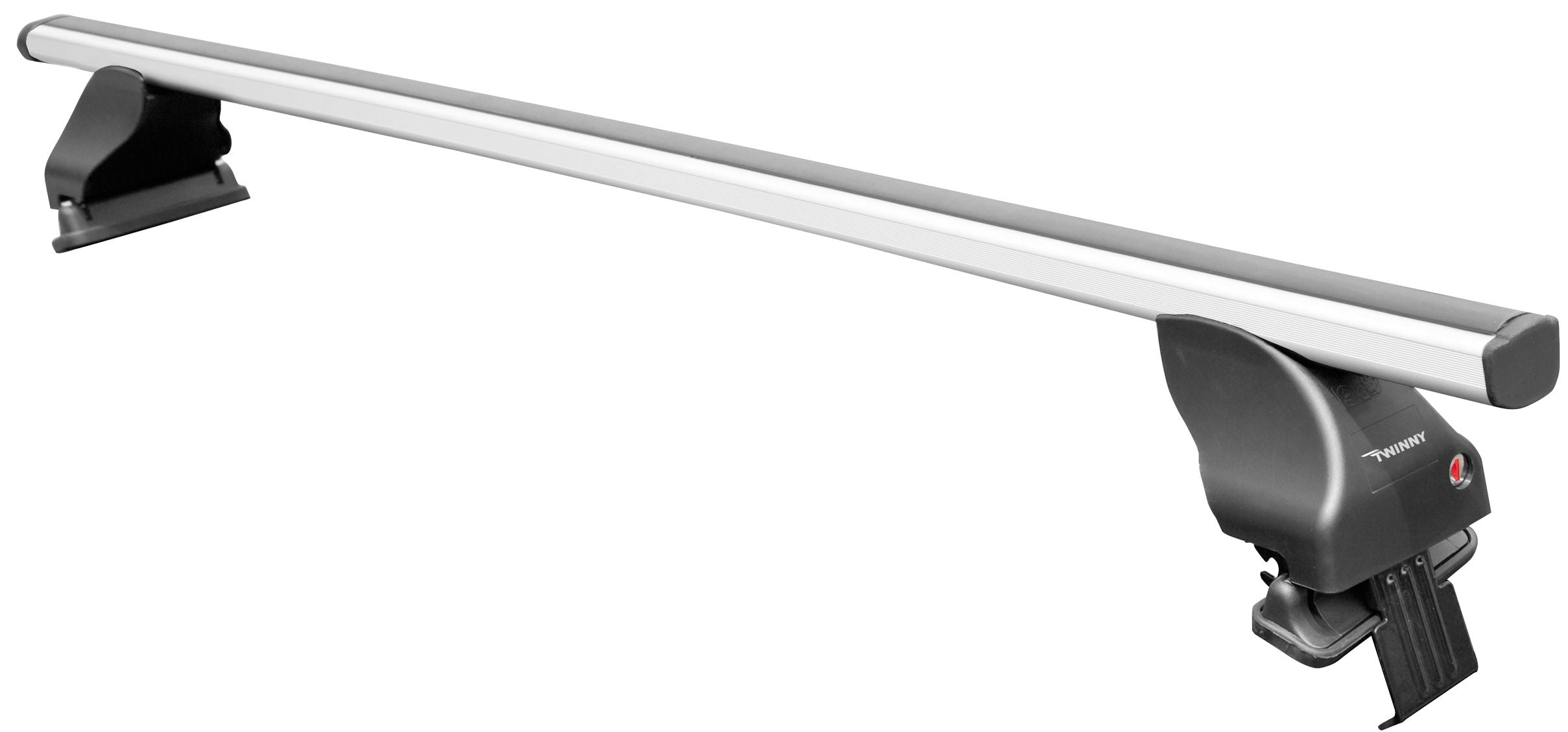 Dakdragerset Twinny Load Aluminium A02 semi pasvorm (voor auto s zonder dakreling)
