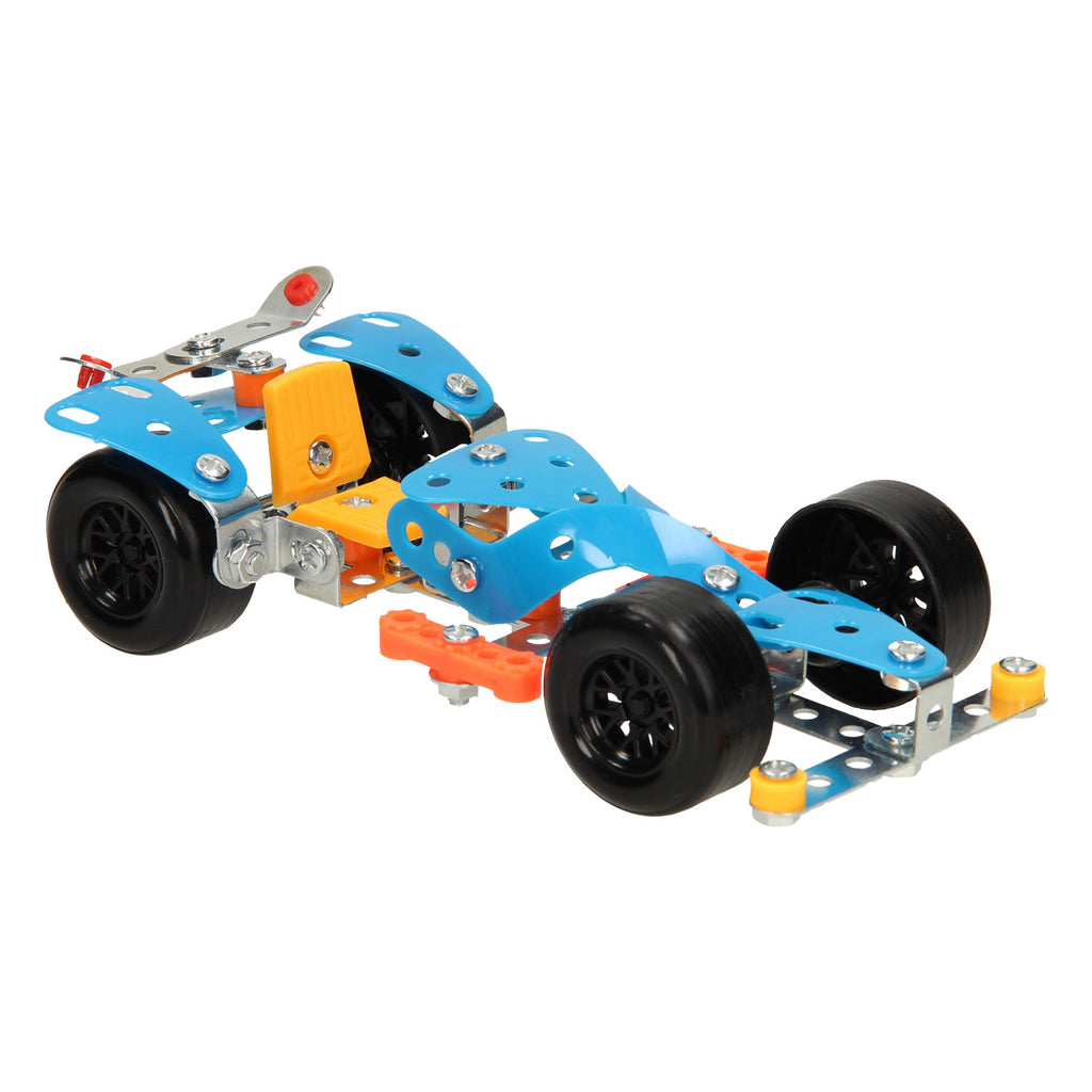 Constructieset Metaal Racewagens 2in1, 121dlg.