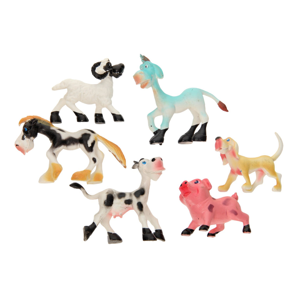 Guitige Boerderijdieren Speelset 6 stuks