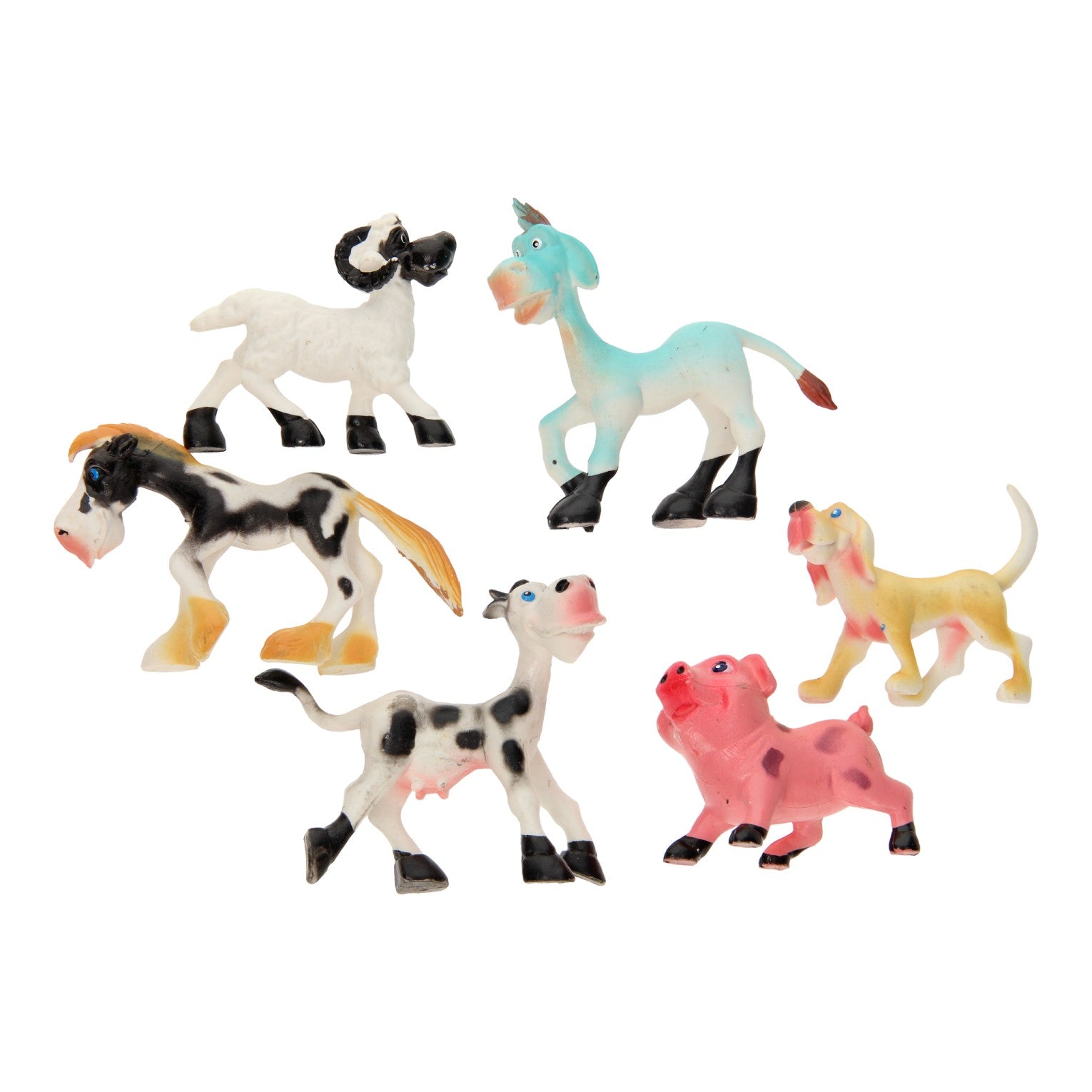 Guitige Boerderijdieren Speelset 6 stuks
