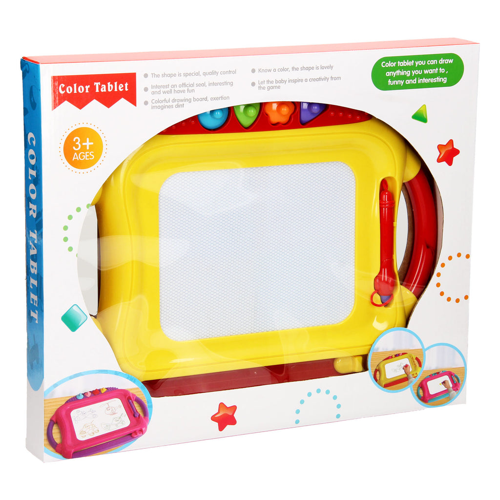Magnetisch Tekenbord L Rood/Geel