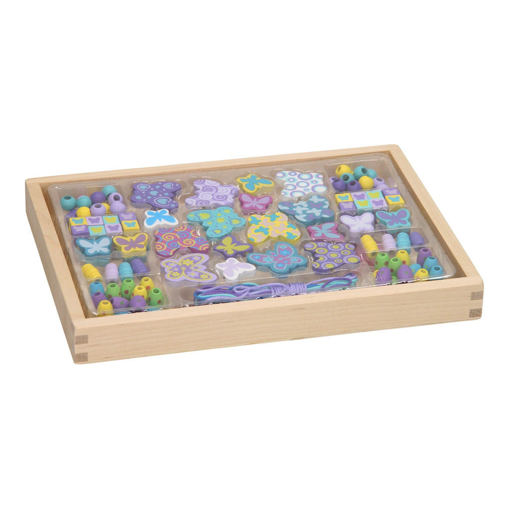 Houten Armbanden Kralenset Vlinder, 120dlg.