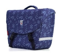 Qt cycle tech enkele tas flora blauw 19 liter 1003792